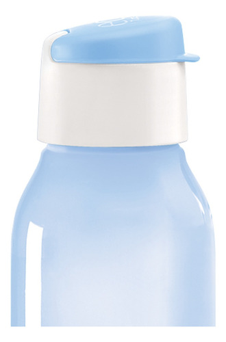 Botella Para Agua Con Sello Hermético Tupperware Azul 750 Ml Color Azul Claro