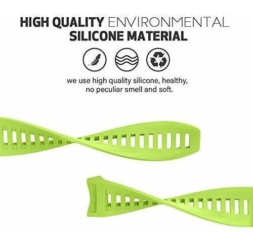 Malla De Silicona Garmin Instinct 2/ Solar/ Tactical Verde