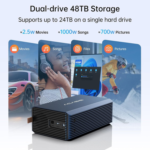 Case Acasis Com 2 Baias Usb3.0 Raid Hd 2.5/3.5 Sata