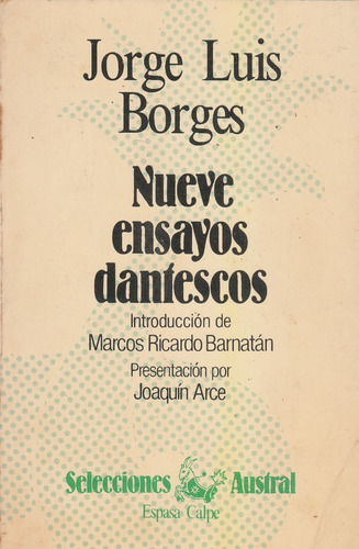 Jorge Luis Borges. Nueve Ensayos Dantescos