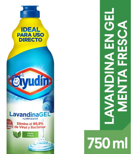 Ayudin Lavandina En Gel Menta Fresca X 750ml