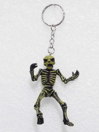 Imagen 2 de 2 de Llavero De Calavera Halloween Skpalace