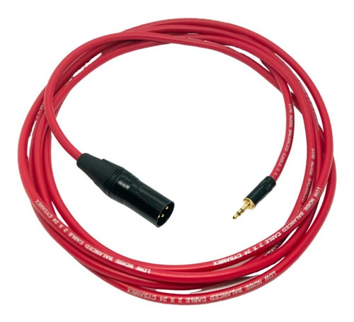 Cable Mini Plug 3.5 A Xlr Macho De 10 Metros