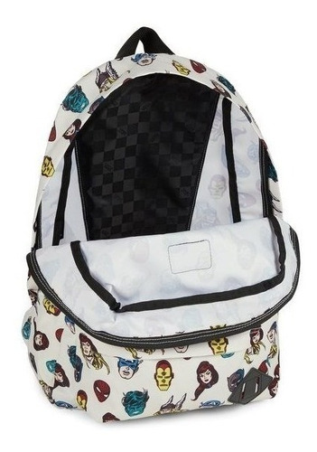 Mochila Vans Hombre Beige Marvel Old Skool Ii Ba Vn000onirub Diseño de la tela Estampado