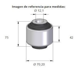 Buje De Parrilla Del. Inf. Grande Vth - Mitsubishi Lancer