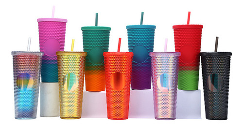 Db Vaso De Agua 710ml/24oz Taza Reutilizable De Plástico