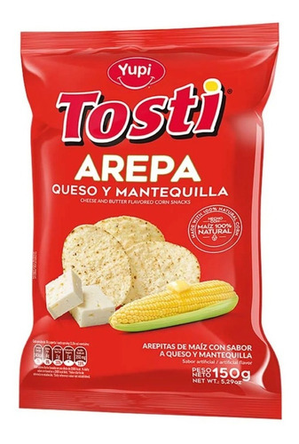 Pasabocas Tosti Arepa X 150g - Kg a $5800