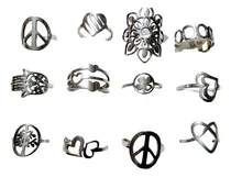 Comprar Anillos Acero Quirurgico X  12 Unidades Lote
