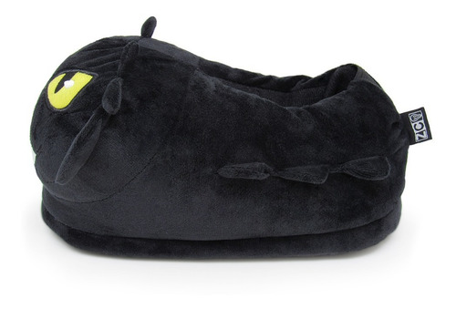 Imagem 5 de 7 de Pantufa Pelúcia 3d Dragão Banguela - Solado De Borracha