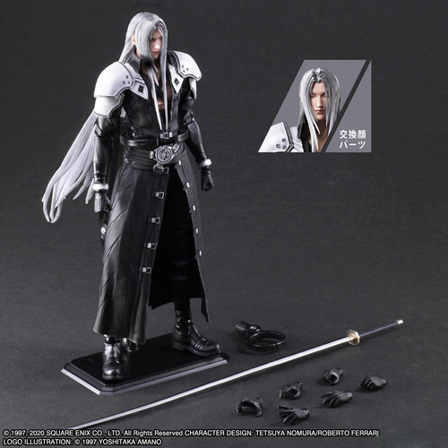 Sephiroth Play Arts Kai Final Fantasy Vii Remake (Usado)