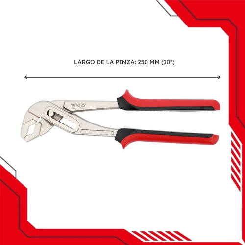 Combo Pinza Pico De Loro 250mm + Llave Francesa 200mm Yato