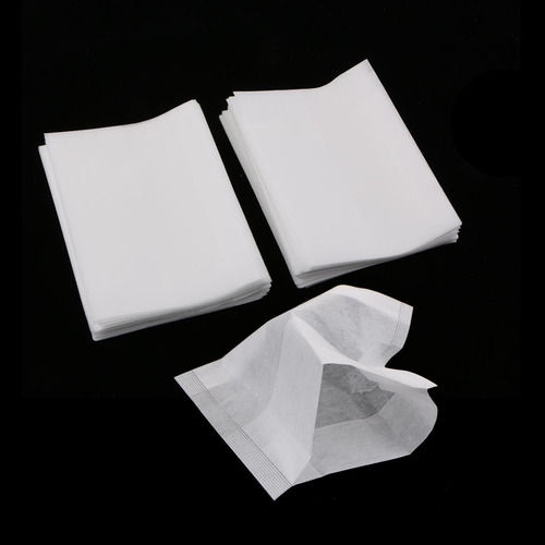 100pcs Bolsas De Té Desechable Mueble Plegado 6.5x7cm