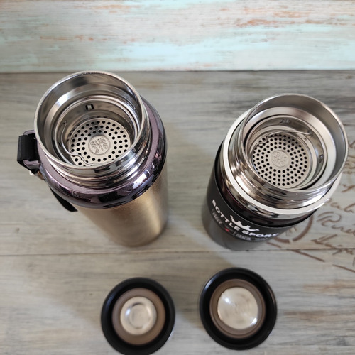Termos Individuales Con Infusor. Botellas Térmicas