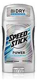 Desodorante De Caballero Speed Stick Power Unscented 85g