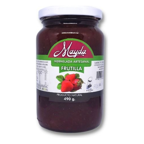 Mermeladas Dulces Artesanales Mayda - 490g (3 Unidades)