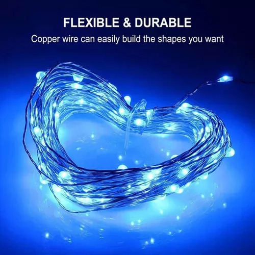 Q Tiras De Luces Led Navideñas 10 M Navidad Usb 10pcs