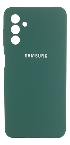 Estuche Protector Siliconecase Para Samsung A13 Verde Oscuro