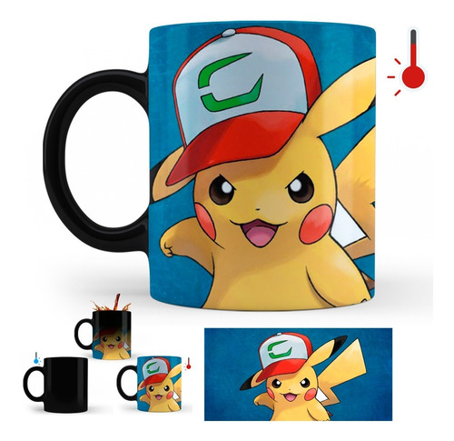 Imagen 2 de 2 de Taza Mágica Pokemon Pikachu