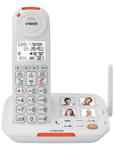 Sistema Contestador Vtech Vtsn5127 Amplificado Inalámbrico