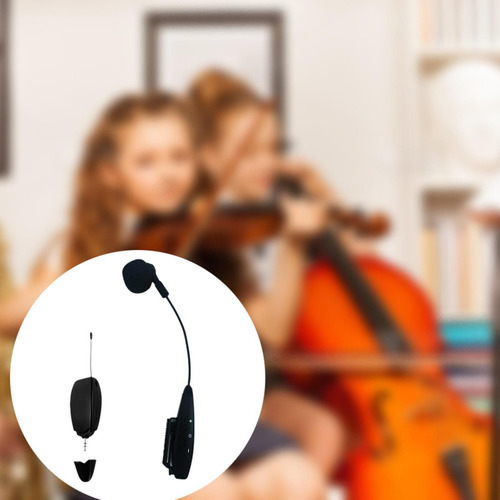 Micrófono De Violín, Pastilla De Cuello Micrófono Único