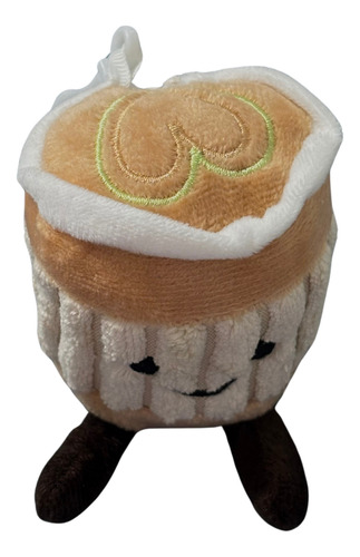 Llavero Charm Genérico Tipo Jellycat Taza De Café Peluche Caqui