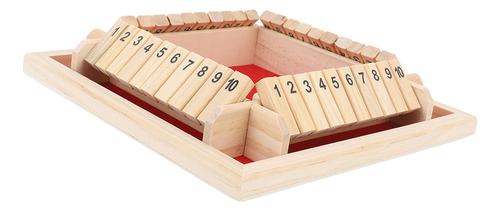 Juegos De Mesa De Madera De 4 Caras Wood Shut The Dice Game
