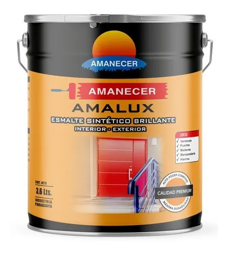 Amalux Esmalte Sintético Blanco 3,6 L | Amanecer