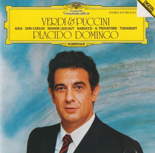 Placido Domingo  Verdi & Puccini Cd Impecable Germany  