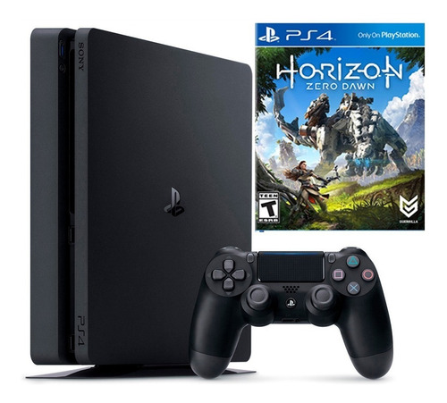 Consola Ps4 Slim 1tb + Juego Horizon Zero Dawn + Control