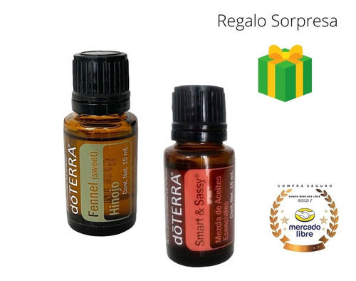 Hinojo + Slim & Sassy ( Smart & Sassy) Doterra 15ml