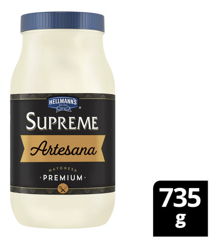 Hellmann's Supreme Mayonesa Artesana 735gr