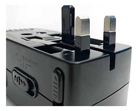 Pack Nematech: Convertidor De Voltaje Universal Y Adaptador