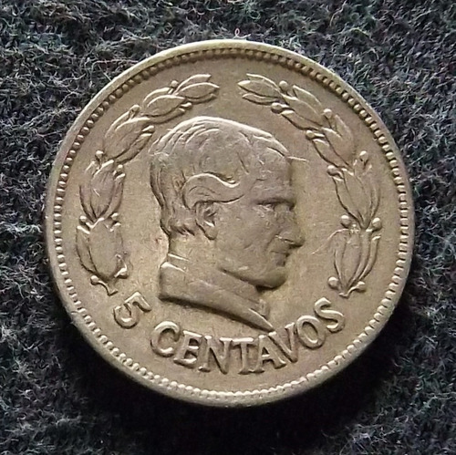 Ecuador 5 Centavos 1928 Excelente Km 69