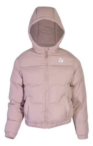 Campera Topper Br Puffer Ii Niños Rosa Misty