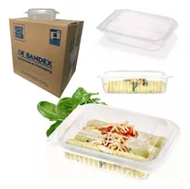 Comprar Bandeja Descartable Tapa Bisagra Microondas - Caja 200 Unid
