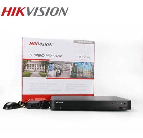 Dvr 16 Canales 16ch + 2 Canales Ip Turbo Hd Audio Hikvision