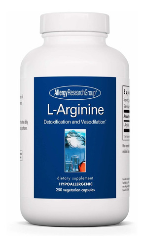 Alergia Research Group - L-arginina 500 Mg - Free Form Amino