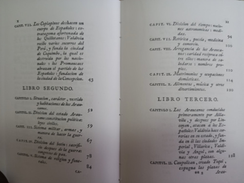Compendio Hist. Geografica Nat. Y Civil Del Reyno De Chile (Usado)