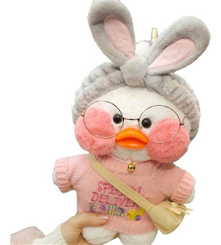 30cm Coreano Netred Vestindo A Boneca Amarela Do Pato Do Áci