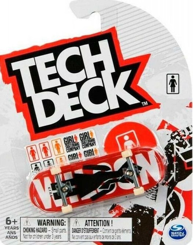 Imagen 1 de 1 de Tech Deck - Serie Girl Skateboard Company - Spin Master