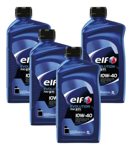 comprar Kit 4 Litros Lubrificante 10w40 Elf Evolution 700 Sti