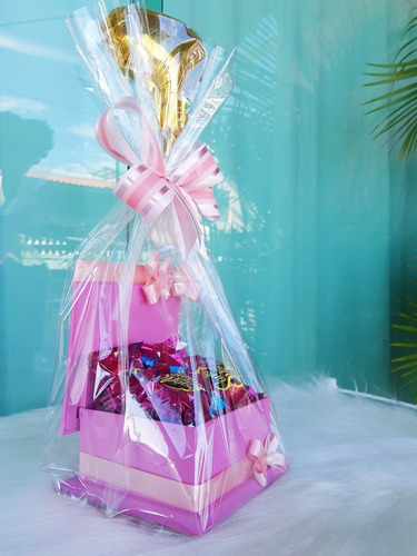 Imagem 5 de 8 de Cesta De Chocolate Presente Romântico Namorada Mãe Esposa Vo