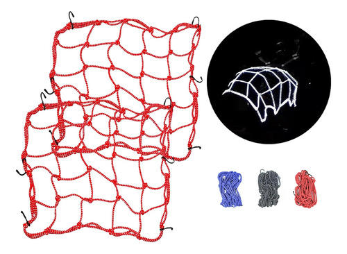 2 Redes Elásticas Con Fuerte Reflejo Por La Noche, Red De Ca