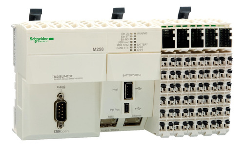 Tm258lf42dt Logic Controller, Modicon M258, Compa Base, 42