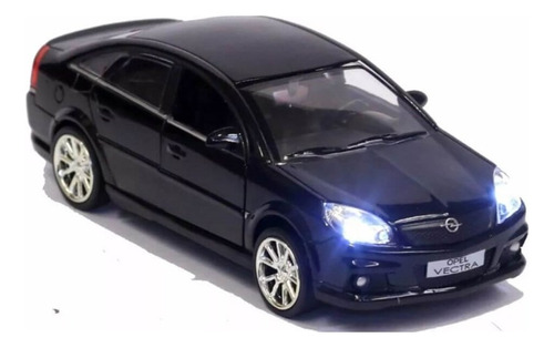 Miniatura Vectra Com Luz E Som Preto 1:32