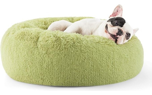 Bedsure Cama Calmante Para Perros Y Gatos Pequeños Color Verde Diseño Pequeño 3
