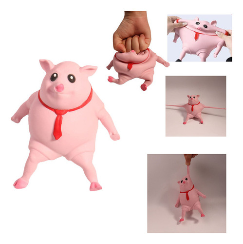 Boneco De Porco Squish Fidget Brinquedos Animais Pop It-