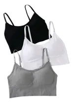 Comprar Shein Brasieres Crop Top Sin Varillas Mujer