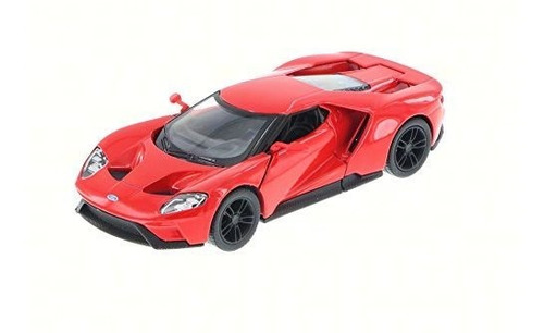 Coche Miniatura Ford Gt 2017, Rojoescala 1/38modelo Diecast