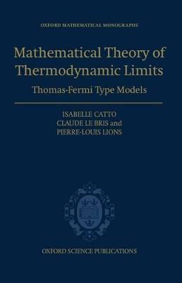 Libro Mathematical Theory Of Thermodynamic Limits : Thoma...